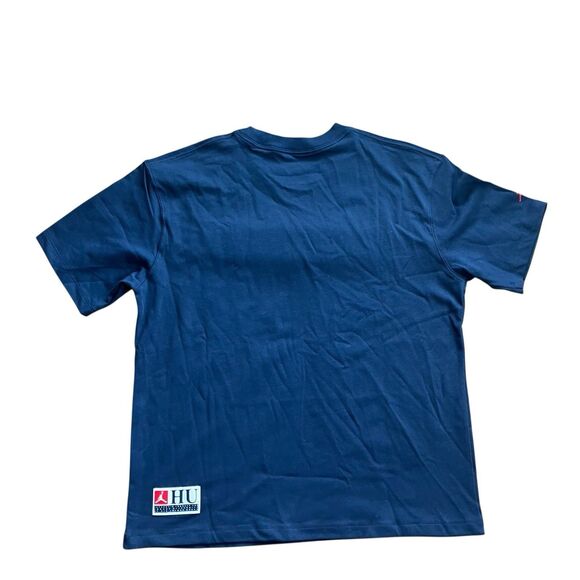 Nike T-Shirt WMNS S Blue Air Jordan Howard University Heavy Weight HBCU Jumpman - Picture 8 of 10